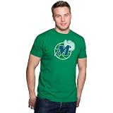 Dallas Mavericks Fashion T-Shirt: Majestic Select Kelly Green Mavs HW Official Logo Singles Tee