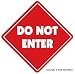 DO NOT ENTER - Sign - new traffic signs road door risk