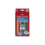 Eigenschaften Faber-Castell A.W.Vertrieb 110912 / Faber-Castell 110912 - Jumbo Grip Farbstifte Etui mit 12 Stiften