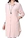 Hole Tide Women's Solid Color Cotton and Linen Long Sleeves Blouse