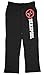 Sons of Anarchy Men's Reaper USA Flag Pajama Pants (X-Large, Black)