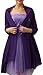 Alivila.Y Fashion Womens Bridal Evening Scarf Shawl-Dark Purple Chiffon