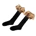 ECOSCO Women Soft Cozy Fuzzy Faux Fur Leg Warmers Socks Boots Cuffs Cover