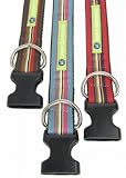 Max Stripe Collar - Red Stripe - Large