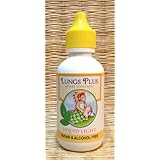 Lung Plus (2 oz Bottle) - Cough and Sleep Support During Cold Season. Kid Safe Too.