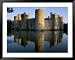 Bodiam Castle Reflected in Moat, Bodiam, East Sussex, England, United Kingdom Places Framed Art Poster Print by Ruth Tomlinson, 49x39