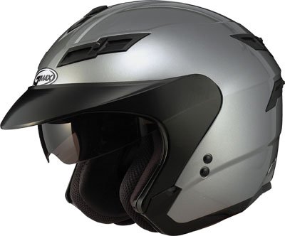 GMax GM67 Open Face Helmet - Medium/Titanium
