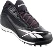 Reebok Mens Audible Mid MR7 Black/White Cleats