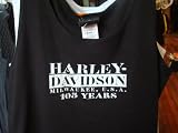 Harley-Davidson Women's 105th Harley Anniversary Black Tank Top Shirt --LIMITED EDITION-- 100% Pre-Shrunk Cotton