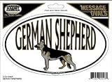 German Shepherd Oval Decal
