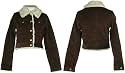 HELIUM Cropped Corduroy Jacket W/ Faux Fur Trim