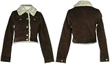 HELIUM Cropped Corduroy Jacket W/ Faux Fur Trim