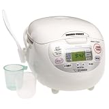 Zojirushi NS-ZCC10 5.5 cup Neuro Fuzzy Rice Cooker and Warmer In Premium Whiteby Zojirushi