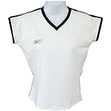 Womens Reebok White/Black Team Court Top