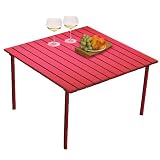 Table in a Bag Low Aluminum Table (Red) (27x27x16)