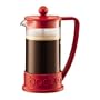 Bodum New Brazil 3-Cup French Press Coffee Maker, Red