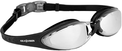Swimming Goggles #1 Best Premium Swim Goggle. Latest Design Mirrored Lenses with Anti Fog Technology, Anti glare, UV Eye Protection, indoor/outdoor use. for Men or Women, Money Back Guarantee (Black)