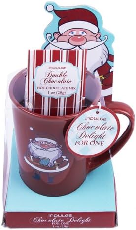 Indulge Chocolate Delight For One Holiday Mug Santa