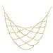 14K Yellow Gold Beaded Necklace 17