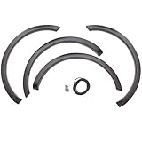 Lund SX310S Elite Series Black Sport Style Standard Front and Rear Fender Flare - 4 Piece