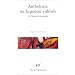 Anthologie de la po�sie yiddish. Le Miroir d'un peuple