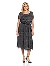 Danny   Nicole Womens Plus-Size Short Sleeve Dress
