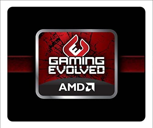 12x10x0.12 Inches Mouse Pad Popular Classic Image Helloween Gift Non-slip Rubber Backing Soft Durable Top Fabric Super Thick-AMD logo 45