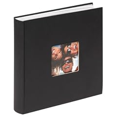 Walther FA-208-B Buchalbum "Fun", Format 30 x 30 cm, 100 wei�en Seiten, mit Bildausschnitt, schwarz