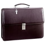 Jack Georges Platinum Special Edition Single Gusset Flap w/Combination Lock