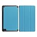 Fire 7 2015 Case - NEWSTYLE Ultra Slim Shell Lightweight Tri-fold Stand Cover for Amazon Fire 7 Inch Tablet(5th Generation 2015 release ONLY), Light Blue