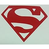 Superman Man of Steel 'S' Shield Red Cell Phone Decal