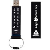 Apricorn Aegis Secure Key FIPS Validated 4 GB USB 2.0 256-bit AES-CBC Encrypted Flash Drive ASK-256-4GB (Black)