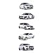 Poster Dream Cars - Oettinger Tuning Audi - Langbahnposter / T�rposter - Gr��e 53 x 158 cm