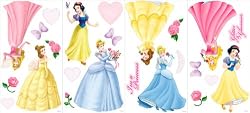 Princess & Pearls Self-Stick Wall Appliques