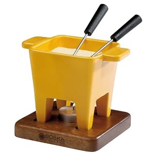 Boska Holland Tapas Fondue Set, Yellow by Boska Holland