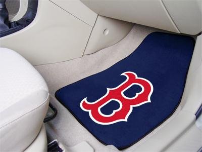 Fan Mats 6333 MLB Boston Red Sox Car Mat - 2 Piece