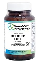 Better Bodies By Chemistry High Allicin Garlic Vegetarian Tablets, 500 Mg, 60 Count