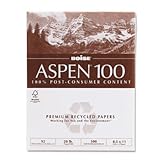 IMAGE OF Boise Aspen 100% Recycled 8 1/2 x 11 Inch 20 lb White Office Paper 5,000 Count (054922)