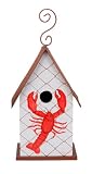 Sunset Vista Designs Kathy Hatch Great Outdoors Land and Sea Collection Lobster Bird  House
