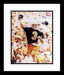 Joe Montana Notre Dame Fighting Irish NCAA Framed 8x10 Photograph Passing
