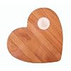 Out of the Woods of Oregon Heart 11-by-11-Inch Cutting Board