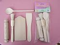 CHILDS 5 PIECE BEECH WOOD BAKING SET