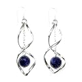 Lapislazuli Silber Ohrringe