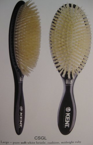 Kent Oval Cushion Soft Bristle Ladies Fine Hair Brush CSGL