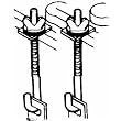 Woods Ind. 966-8 Hold-Down Bolts