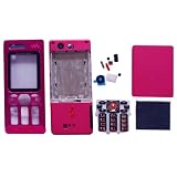 TeckNet W880i Style-up Housing Fascia Cover for Sony Ericsson W880i With Keyboard - Rose