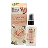 Nourish Organic Face Lotion, Argan and Rosewater, 1.7 Ounce