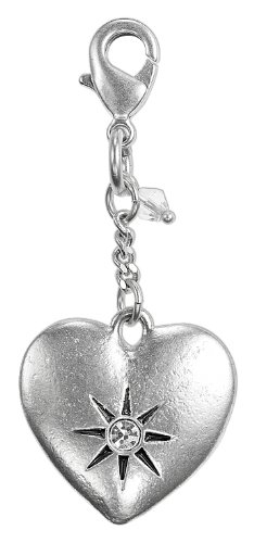 Pilgrim Damen-Anh&auml;nger Herz aus der Serie Mega Charms Versilbert Kristall 41122-6012 Preisvergleich