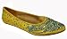 I Love JC Jeffrey Campbell Yellow Blue Sequin Flat Ballet Shoes Image