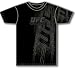 UFC Ultimate Fighting Championship Faded Vertical Logo Black T-shirt Tee